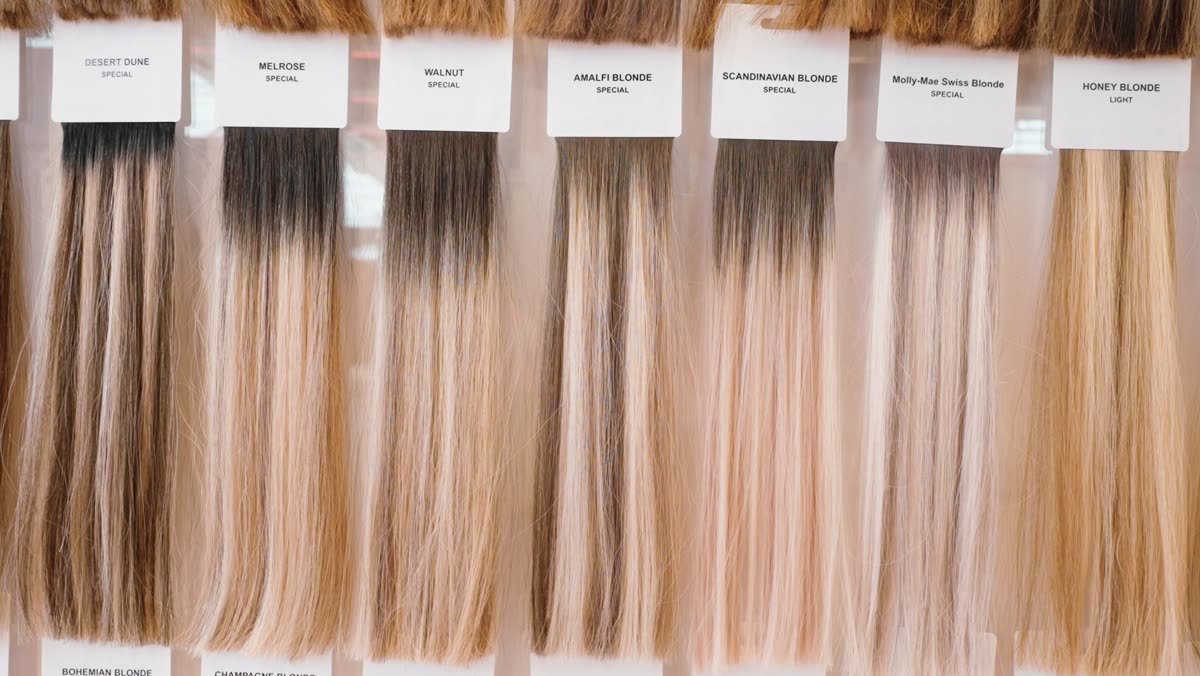 The Beauty Works shade wall