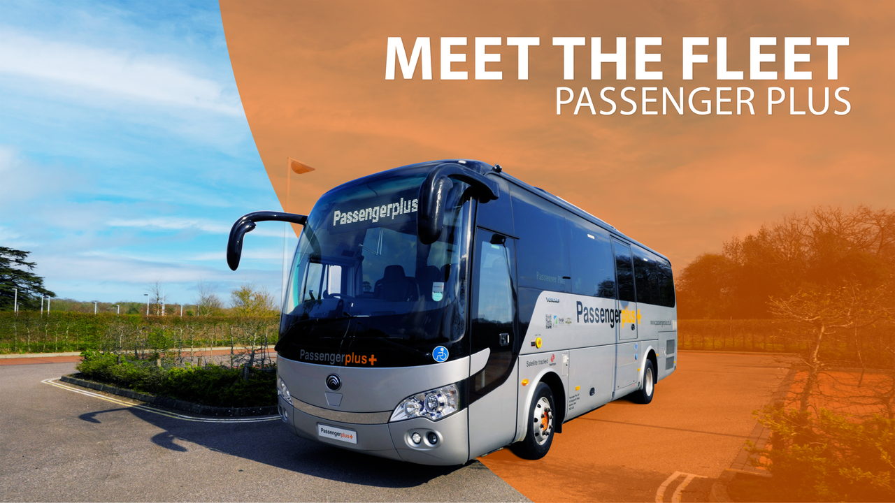 A Passenger Plus 31-seat wheelchair accessible coach, from the Meet the Fleet film