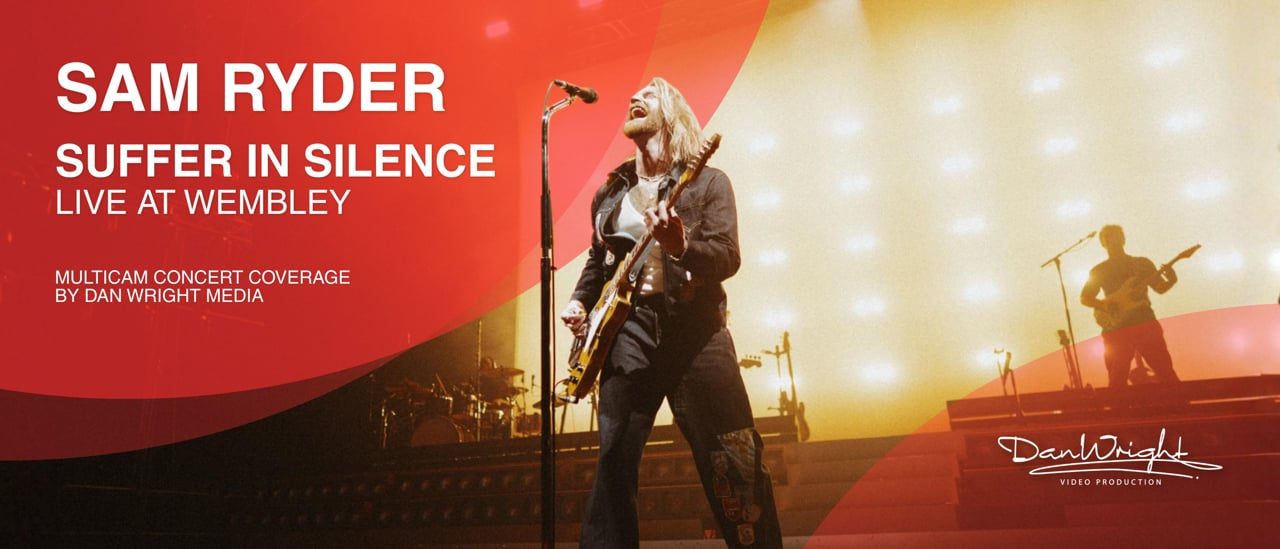 Title card for Sam Ryder, Suffer In Silence, live at Wembley