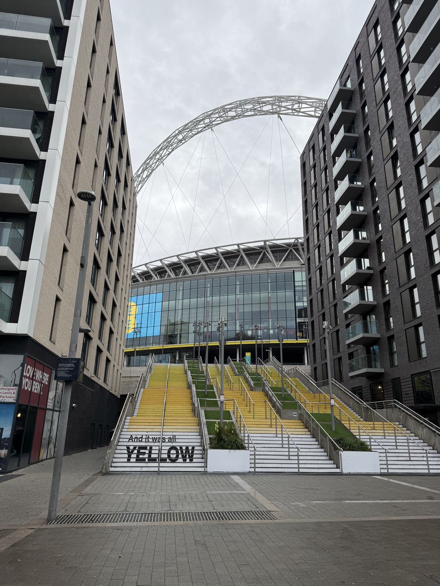 The stadium next door